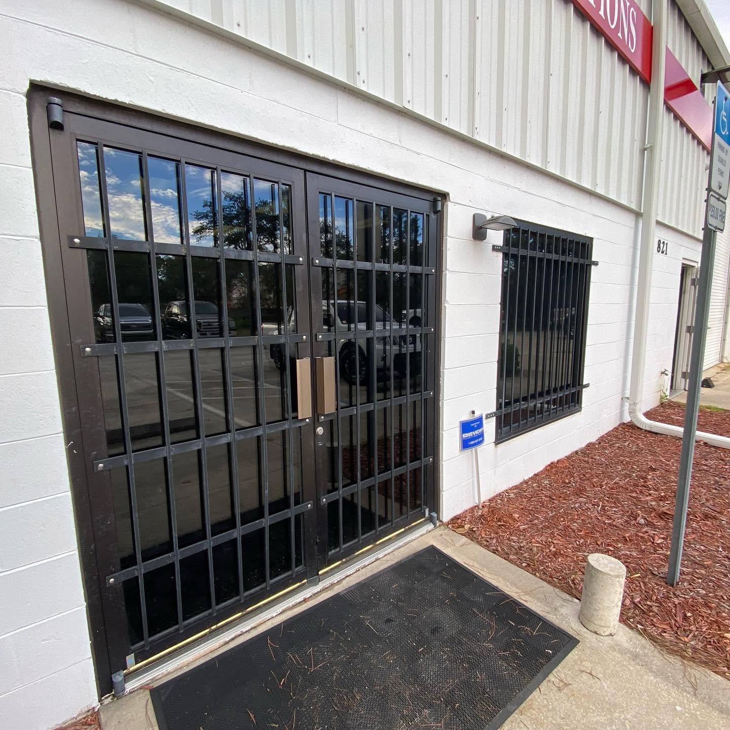 Commercial security glass window tint installation, Mitchell's Tinting