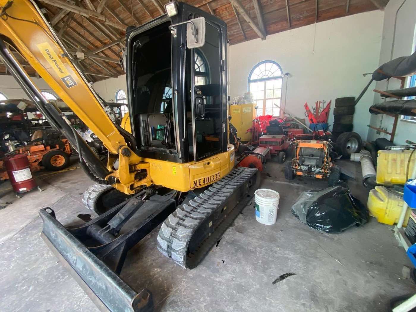 Heavy equipment window tint installation, Mitchell's Tinting