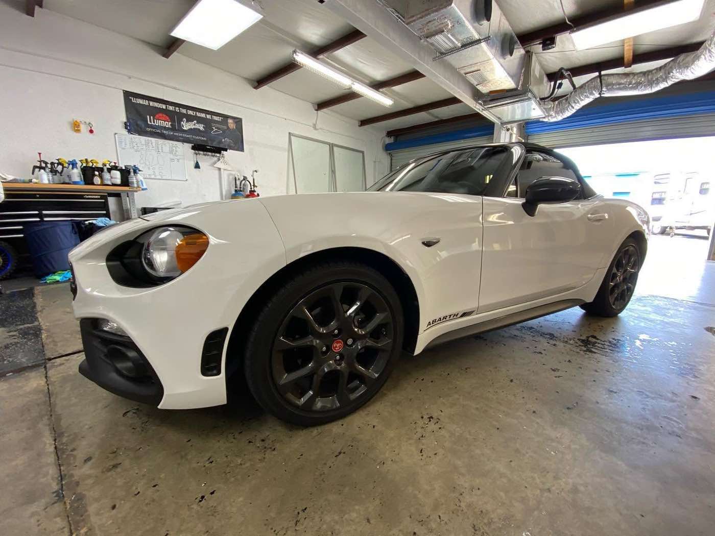 Professional ceramic window tint installation by Mitchell's Tinting, Port Orange FL